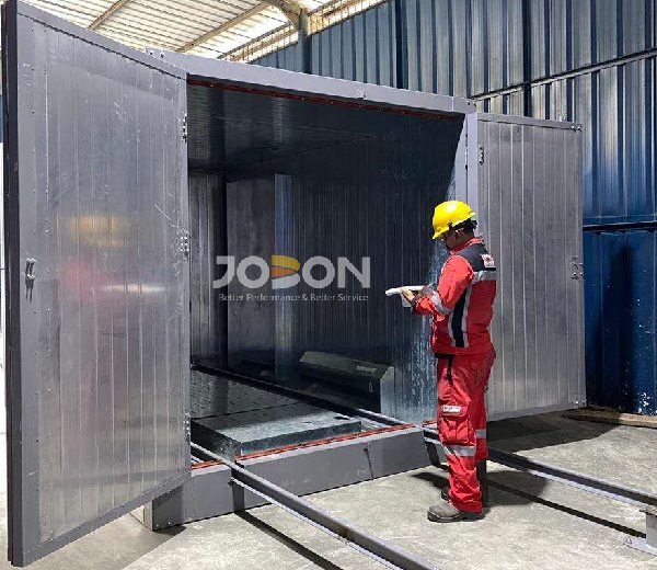 powder coating diesel heating oven