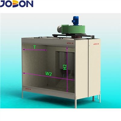 Leathán Leictriphlátáilte Booth Cumhdach Púdar Stáisiúin Aonair